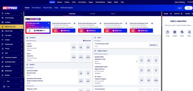 Betfred Sport Betting